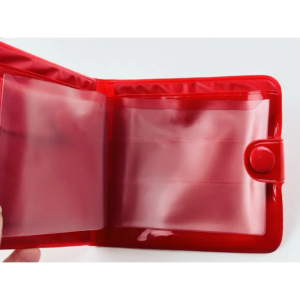 Hello Kitty Vinyl Snap Wallet Card Holder Red Vintage Sanrio 2003 Kimono Dress H - Picture 8 of 12